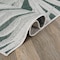 World Rug Gallery Tropical Leaves Nature Inspired Indoor/Outdoor Runner Rug 2' x 7' Green 4030GREEN2X7 - alternate 2